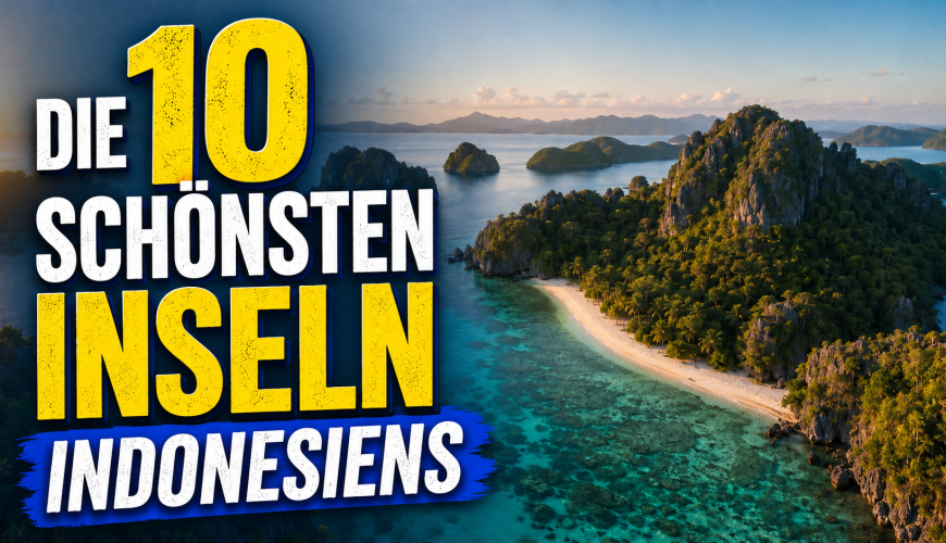 Die 10 schönsten Inseln Indonesiens: Paradiesische Reiseziele zwischen Vulkanen und Korallenriffen